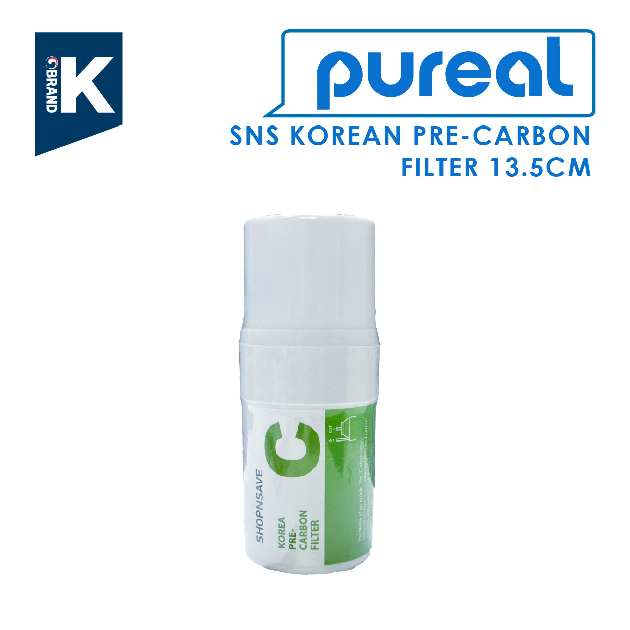 (JAKIM HALAL) Picogram 4" Water Filter Cartridge Compatible to SK, Cuckoo & OEM Water Purifier