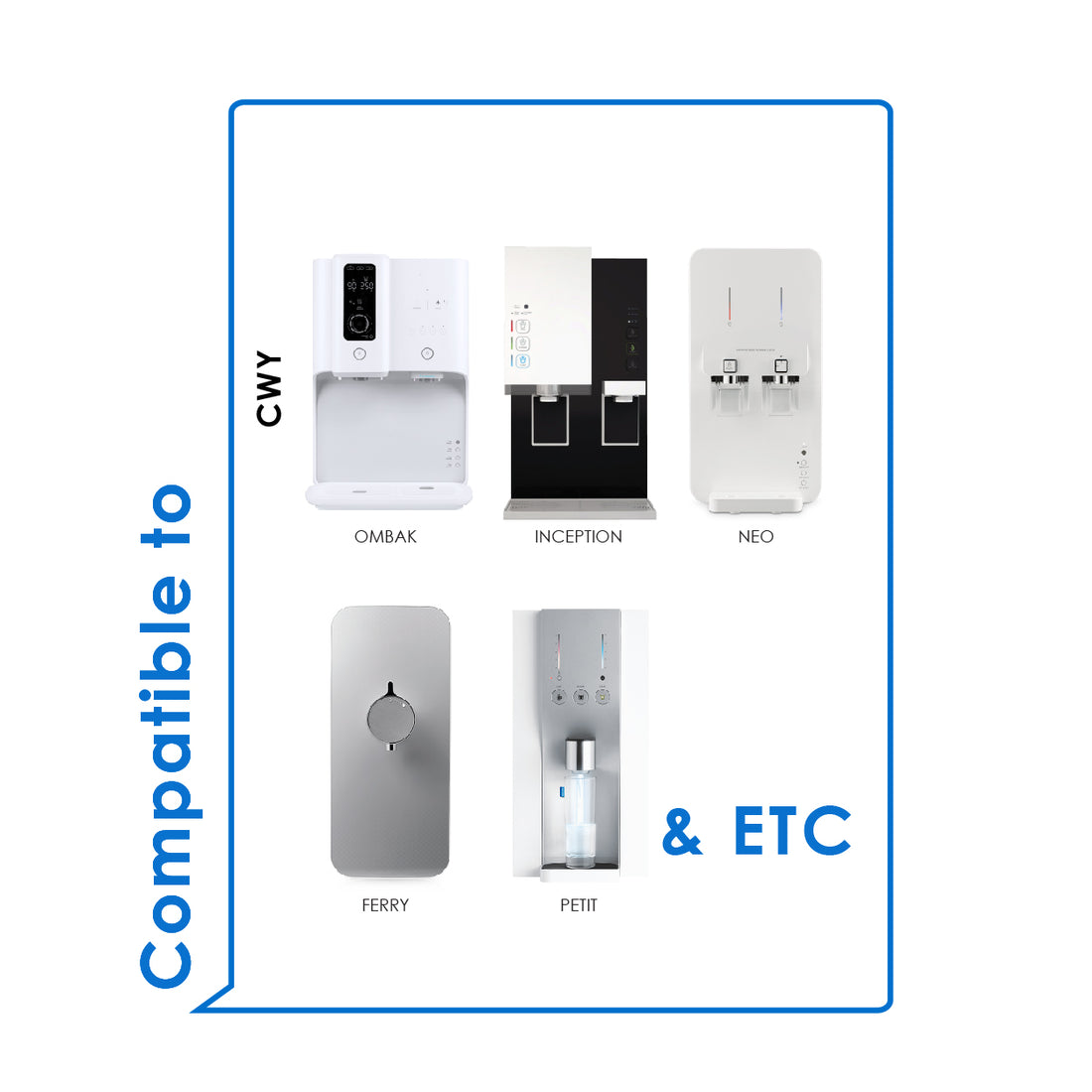 (JAKIM HALAL) Pureal Picogram 20cm DS NANO EP Water Filter Cartridges 3pc compatible to coway/cuckoo