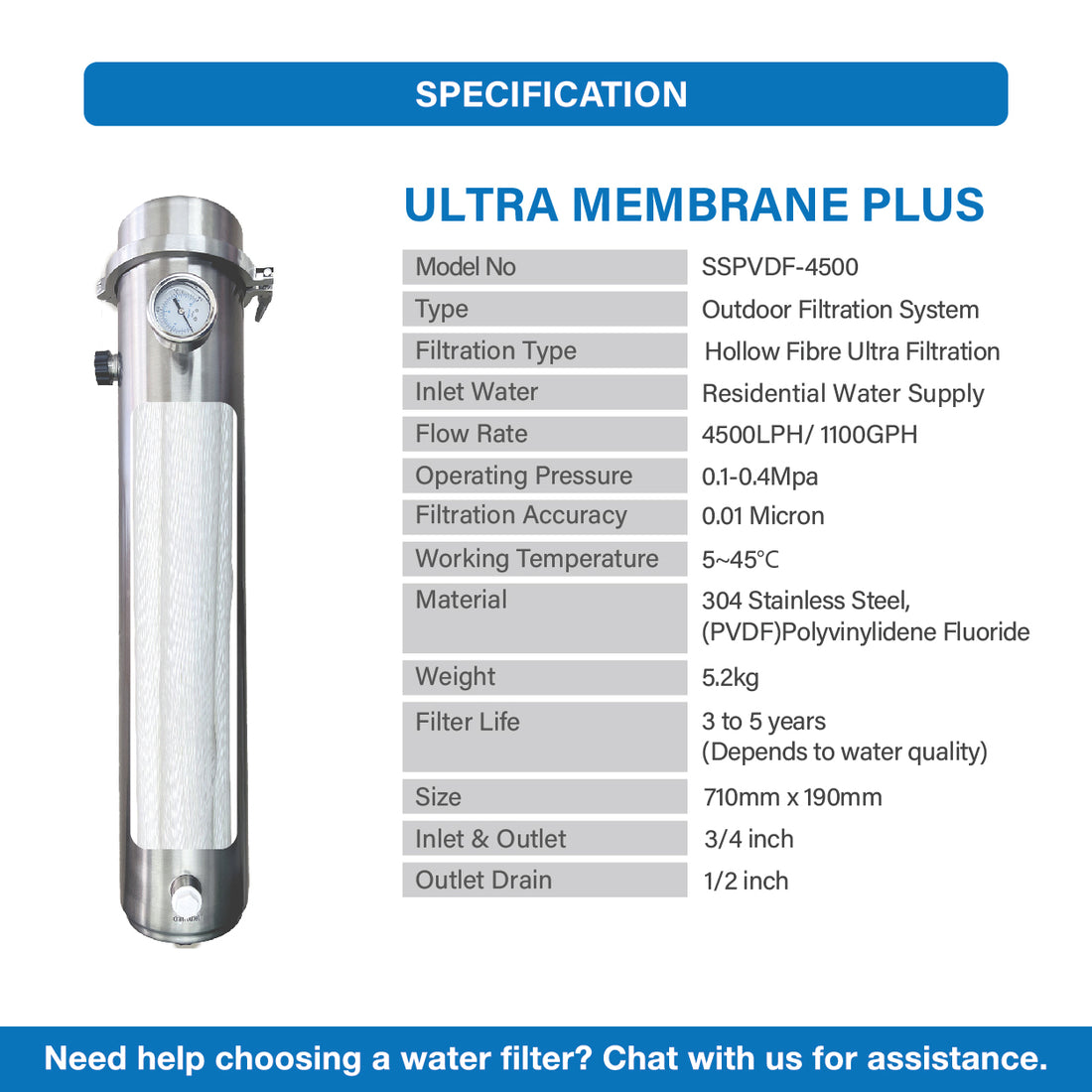 (JAKIM HALAL) Pureal AIO Home Water Purification PPU1020K + Hot & Ambient Dispenser + Outdoor Filtration System