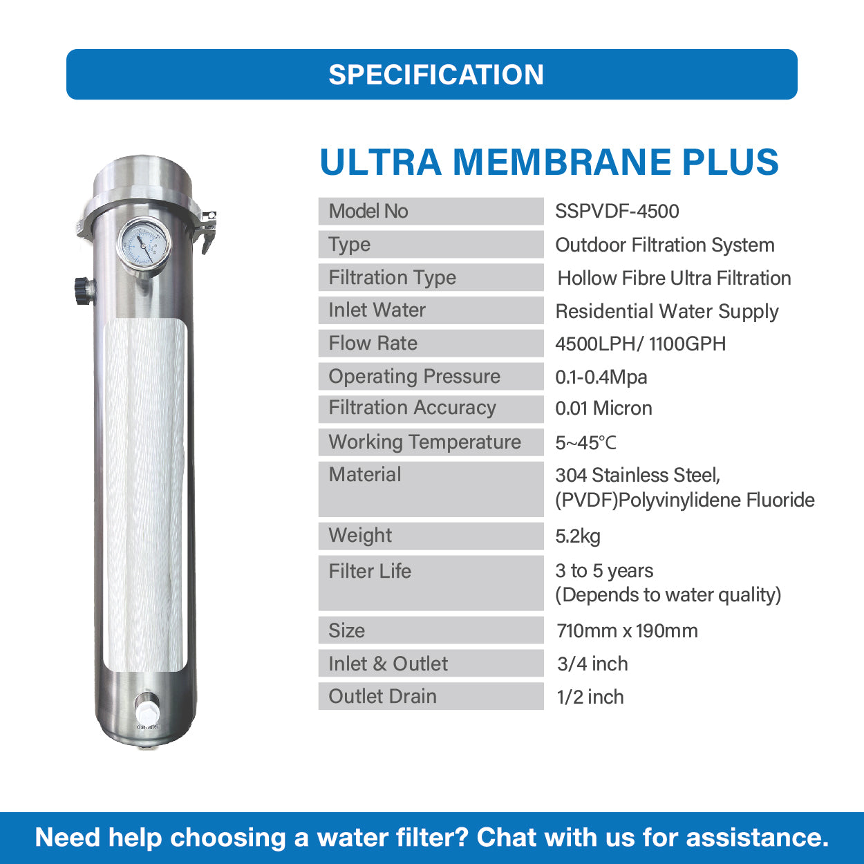 (JAKIM HALAL) Pureal AIO Home Water Purification PPU1020K + Hot & Ambient Dispenser + Outdoor Filtration System