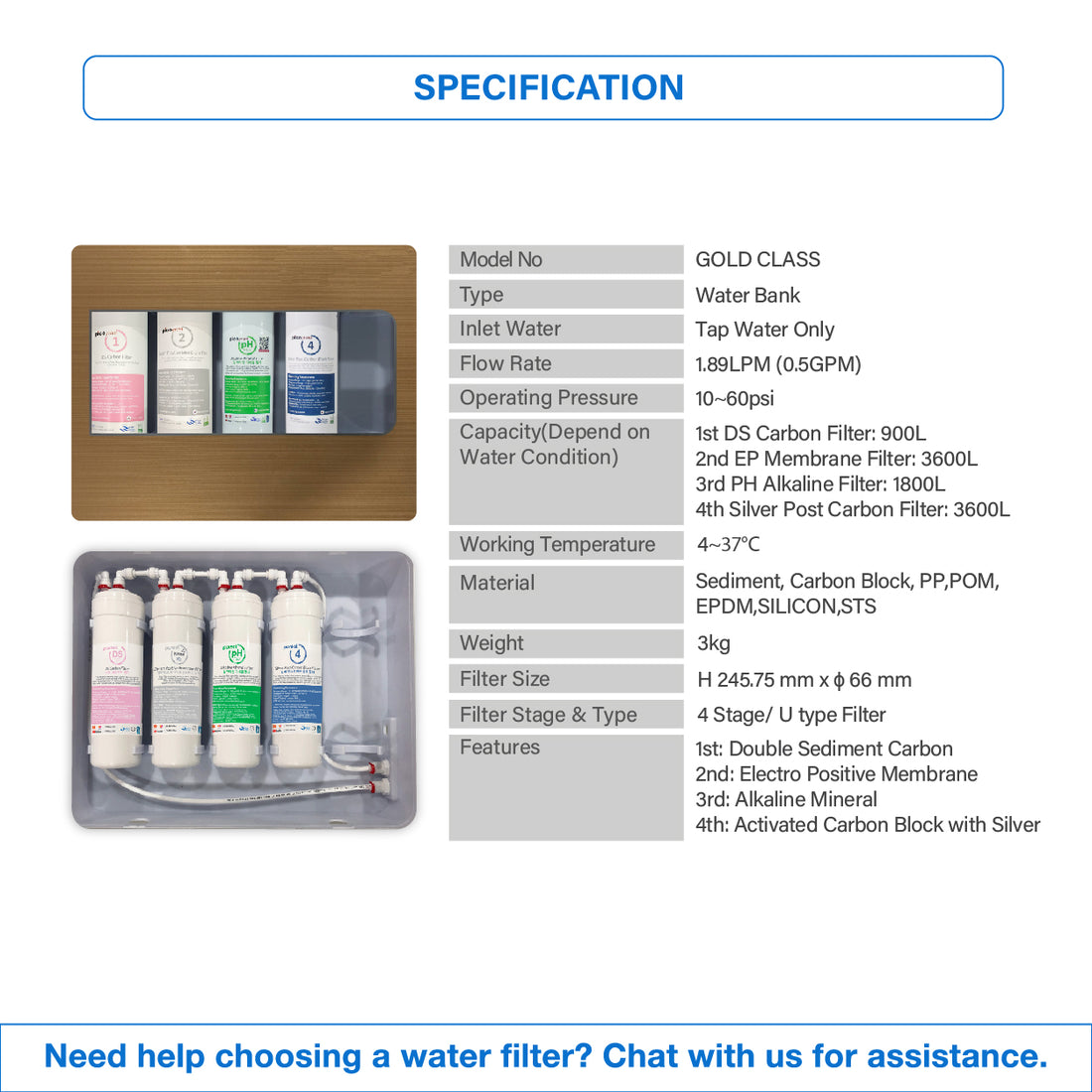 (JAKIM HALAL) Pureal Picogram Nano Alkaline Antioxidant Water Purifier Undersink System
