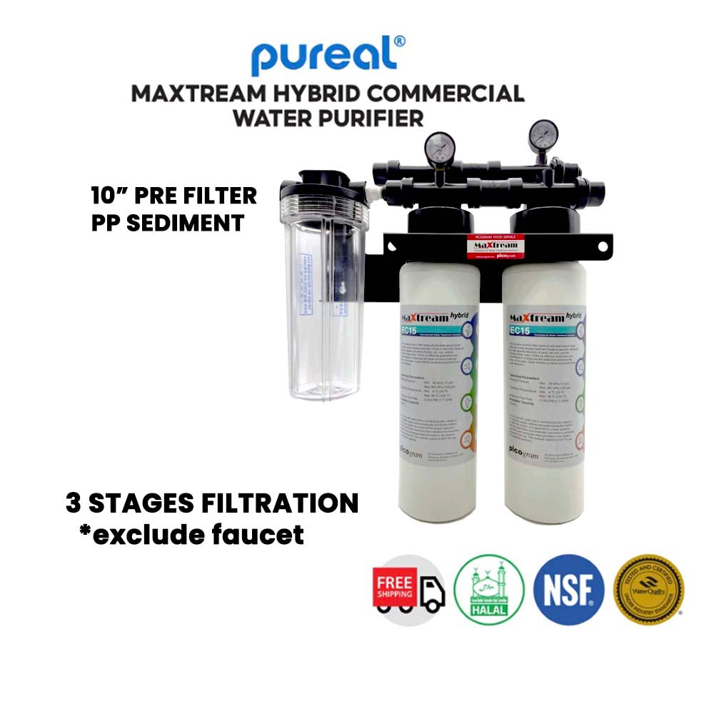 Maxtream HYBRID Filter System, Food & Beverage service Commercial use