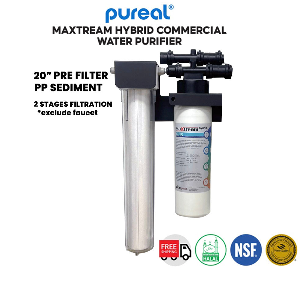 Maxtream HYBRID Filter System, Food & Beverage service Commercial use