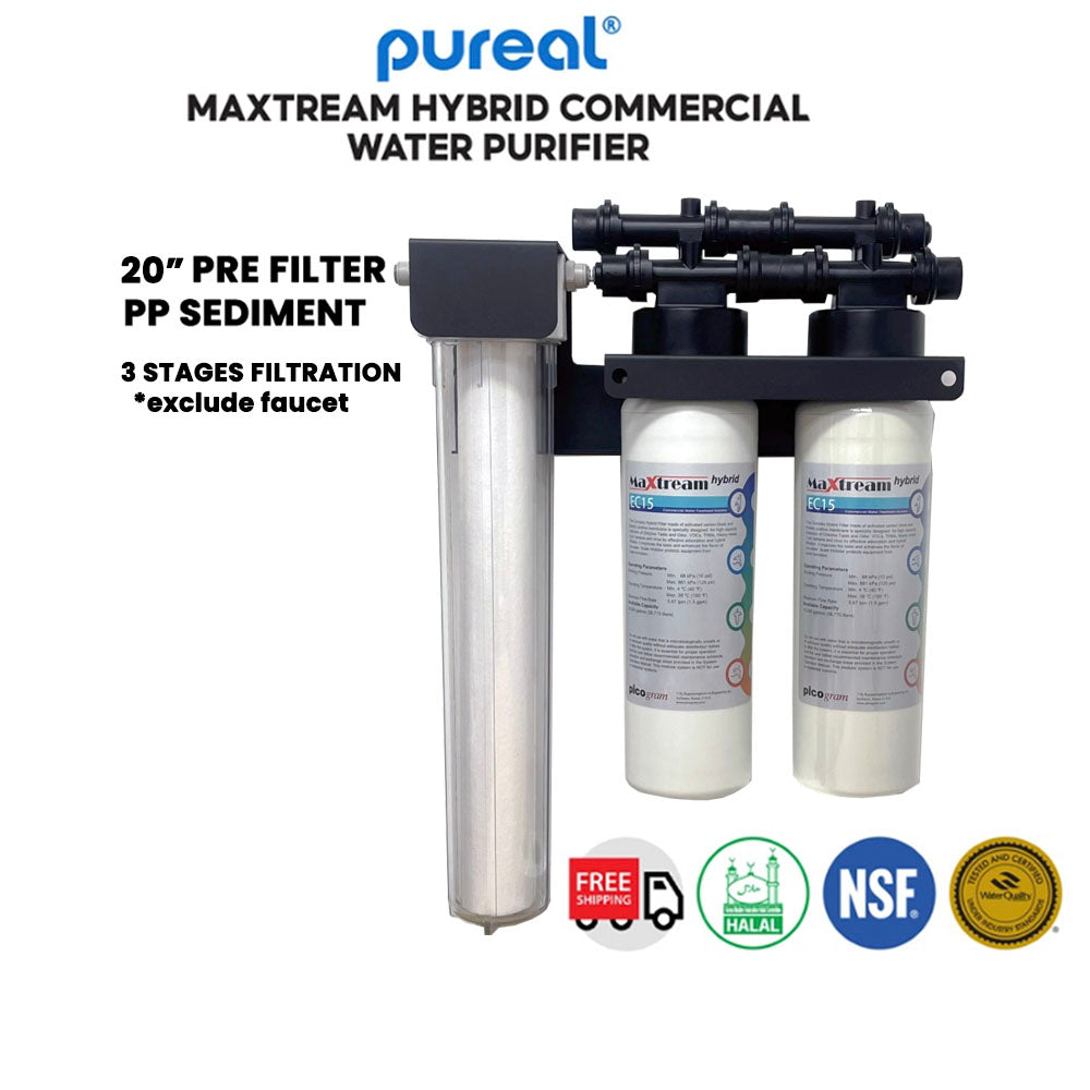 Maxtream HYBRID Filter System, Food & Beverage service Commercial use