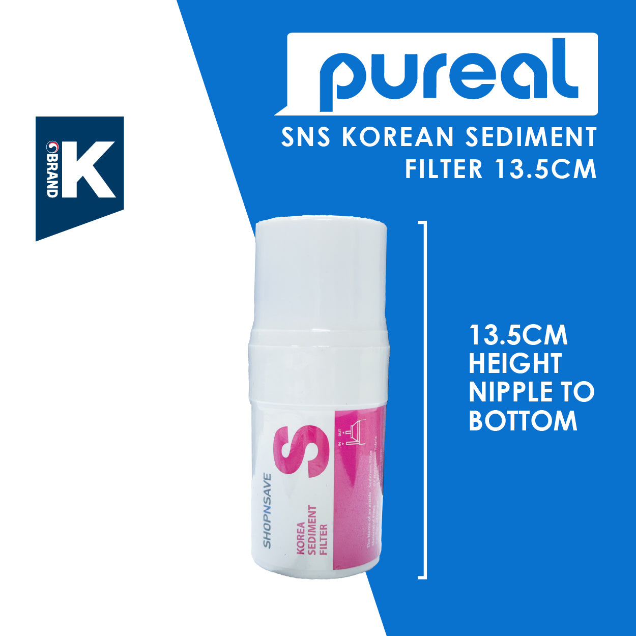 (JAKIM HALAL) Picogram 4&quot; Water Filter Cartridge Compatible to SK, CCK &amp; OEM Water Purifier