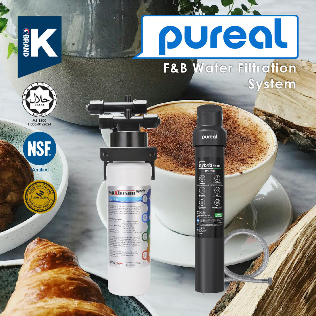 (JAKIM HALAL) [F&amp;B Water Filtration System] Maxtream/Hybrid Home PPU1700K Water Filtration System