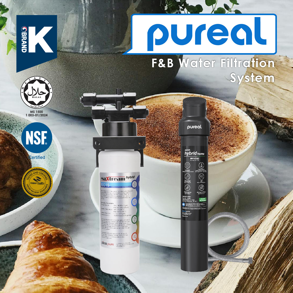 (JAKIM HALAL) [F&amp;B Water Filtration System] Maxtream/Hybrid Home PPU1700K Water Filtration System