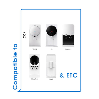 (JAKIM HALAL) Pureal Picogram 20cm NS UF Water Filter Cartridges 8pcs compatible to coway/cuckoo