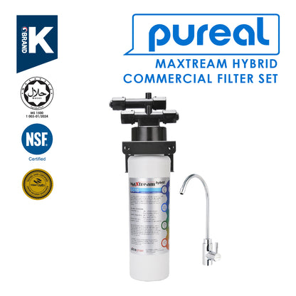 (JAKIM HALAL) Pureal Maxtream Hybrid Commercial Water Purifier Filter Set [1 Year Capacity]