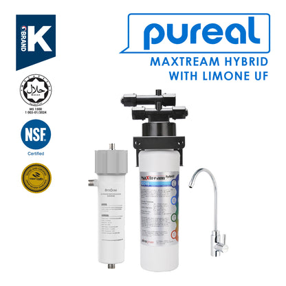 (JAKIM HALAL) Pureal Maxtream Hybrid Commercial Water Purifier Filter Set [1 Year Capacity]