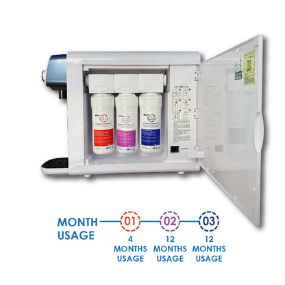(PWP Hybrid Home PPU-1000K) Jakim Halal Certified | Premium Korea Pureal Tankless Water Purifier System PPA100