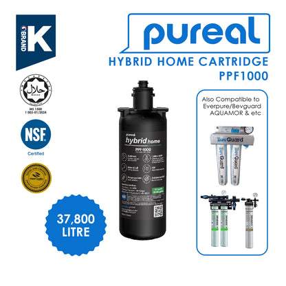 (JAKIM HALAL) Pureal Hybrid Home Cartridge 10&quot; / 17&quot; Compatible Everpure / Bevguard / AQUAMOR / Paragon / Water Filter