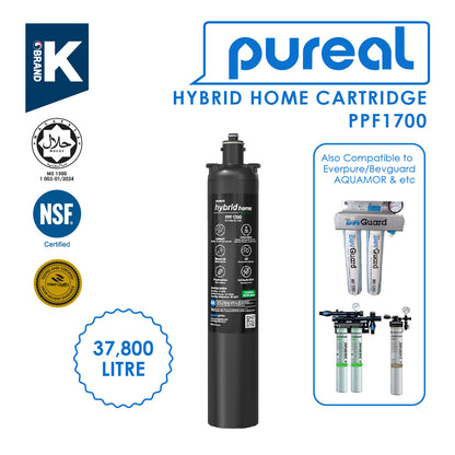 (JAKIM HALAL) Pureal Hybrid Home PPU-1700K UnderSink Water Filter NSF 42 &amp; 372 Coffee Machine Boiler