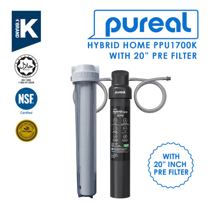 (JAKIM HALAL) Pureal Hybrid Home PPU-1700K with Pre Filter (20&quot;)