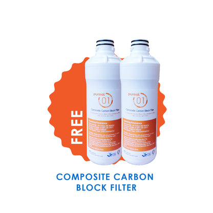 (JAKIM HALAL) Pureal PPU200 UnderSink Water Purifier | Removal for Chemicals, Heavy Metals &amp; Virus