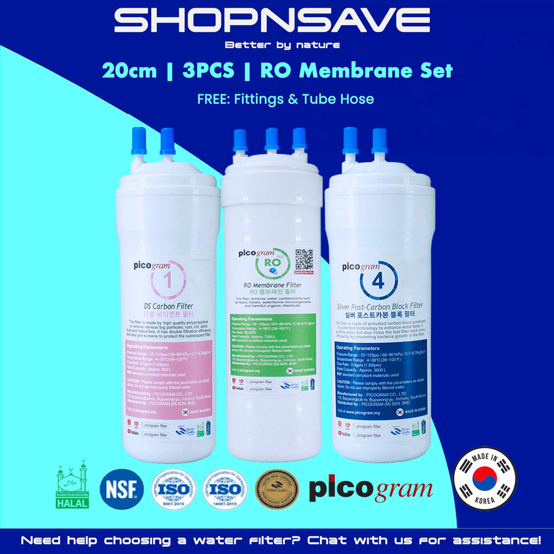 Picogram & Pureal Replacement Water Filters Cartridges Pureal.tv