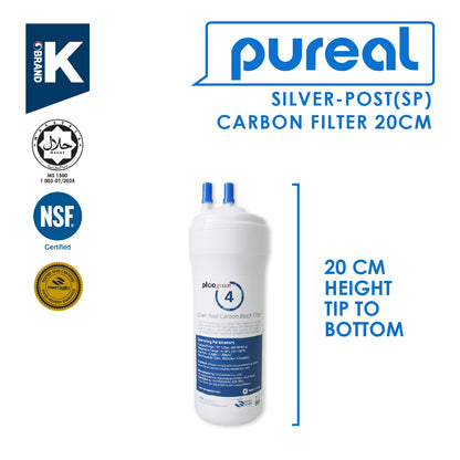 (JAKIM HALAL) Pureal Picogram 20cm Replacement Filter Water Filter compatible to coway/cuckoo