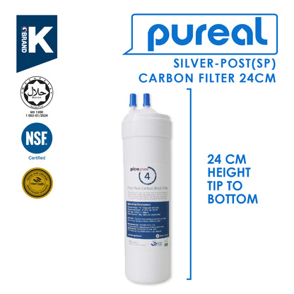 (JAKIM HALAL) Pureal Picogram 24cm Replacement Filter Water Filter compatible to coway/midea