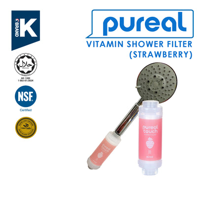 Pureal Vitamin Shower Filter Remove Chlorine/ Help with Skin Problem/ Moisture Skin