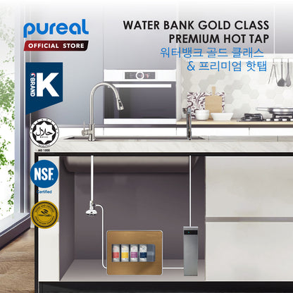 (JAKIM HALAL) Pureal Nano Alkaline Water Bank with Instant Hot Tap
