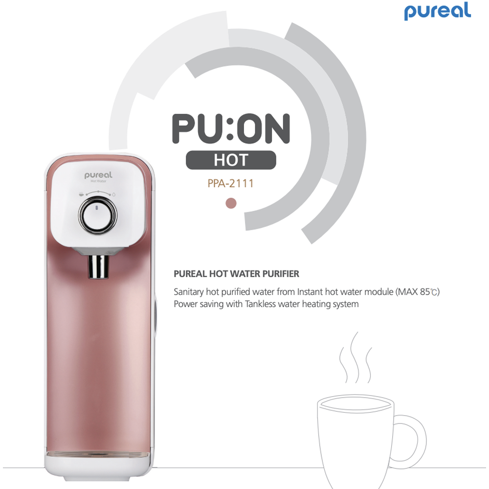 Pureal Hot &amp; Ambient Water Purifier *FREE Premium Air Purifier | OR |  5 FILTERS FOR 2ND YEARS