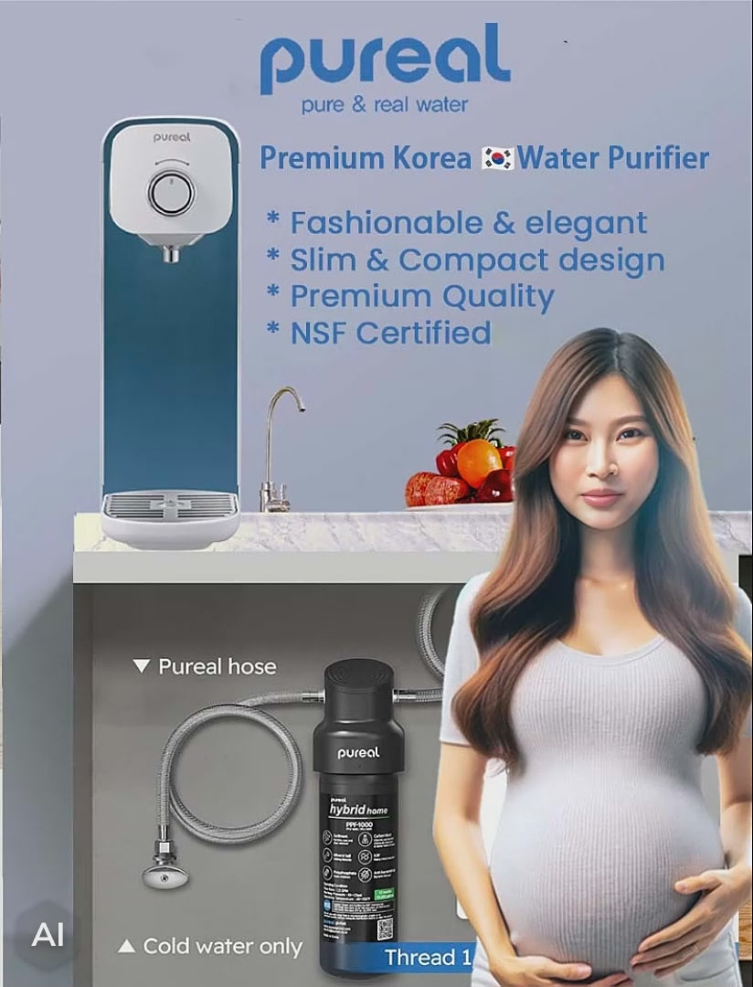 (FREE Installation) Pureal PPA100 &amp; Hybrid Home Water Purifier + Advanced Wholehouse Ultra Membrane PLUS Filtration System - Featuring PVDF Technology with 0.01 Micron Superior Clarity Rating