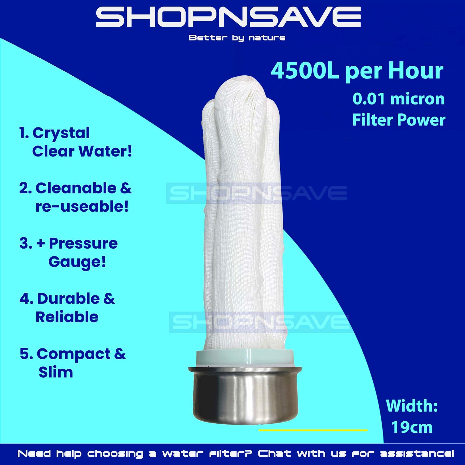 (FREE Installation) Pureal PPA100 &amp; Hybrid Home Water Purifier + Advanced Wholehouse Ultra Membrane PLUS Filtration System - Featuring PVDF Technology with 0.01 Micron Superior Clarity Rating